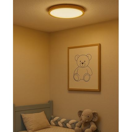LED Stropní svítidlo LED/24W/230V 3000/4000/6500K pr. 30 cm béžová